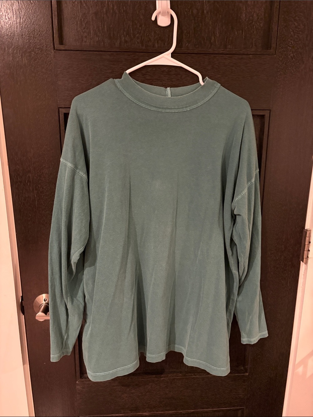 We The Free Be Free Tunic deep emerald pre owned oversized fit sz small